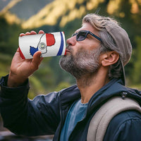 Paraguay Paz y justicia 4 in 1 Can Cooler Tumbler Coat of arms of Paraguay