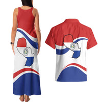 Paraguay Paz y justicia Couples Matching Tank Maxi Dress and Hawaiian Shirt Coat of arms of Paraguay