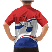 Paraguay Paz y justicia Family Matching Mermaid Dress and Hawaiian Shirt Coat of arms of Paraguay