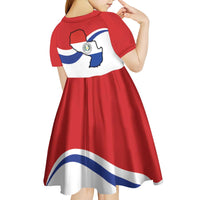 Paraguay Paz y justicia Kid Short Sleeve Dress Coat of arms of Paraguay