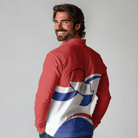 Paraguay Paz y justicia Long Sleeve Polo Shirt Coat of arms of Paraguay