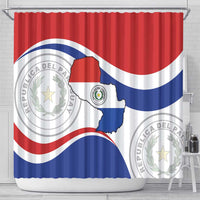 Paraguay Paz y justicia Shower Curtain Coat of arms of Paraguay