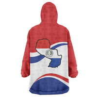 Paraguay Paz y justicia Wearable Blanket Hoodie Coat of arms of Paraguay
