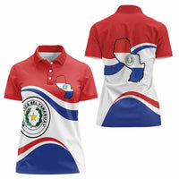 Paraguay Paz y justicia Women Polo Shirt Coat of arms of Paraguay