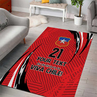 Chile Football Custom Area Rug Chi Chi Chi Le Le Le Viva Chile