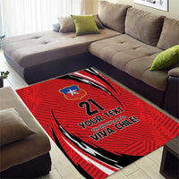 Chile Football Custom Area Rug Chi Chi Chi Le Le Le Viva Chile