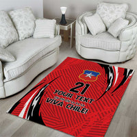 Chile Football Custom Area Rug Chi Chi Chi Le Le Le Viva Chile