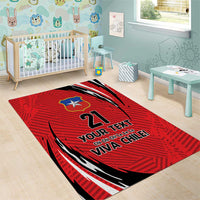 Chile Football Custom Area Rug Chi Chi Chi Le Le Le Viva Chile