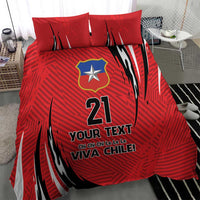 Chile Football Custom Bedding Set Chi Chi Chi Le Le Le Viva Chile
