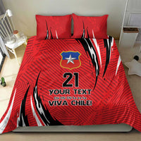 Chile Football Custom Bedding Set Chi Chi Chi Le Le Le Viva Chile