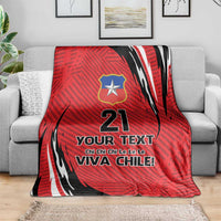 Chile Football Custom Blanket Chi Chi Chi Le Le Le Viva Chile