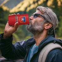 Chile Football Custom 4 in 1 Can Cooler Tumbler Chi Chi Chi Le Le Le Viva Chile