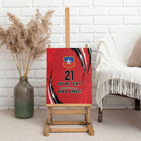 Chile Football Custom Canvas Wall Art Chi Chi Chi Le Le Le Viva Chile
