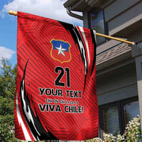 Chile Football Custom Garden Flag Chi Chi Chi Le Le Le Viva Chile