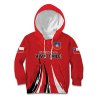 Chile Football Custom Kid Hoodie Chi Chi Chi Le Le Le Viva Chile