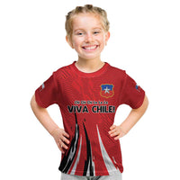 Chile Football Custom Kid T Shirt Chi Chi Chi Le Le Le Viva Chile