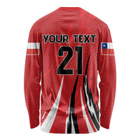 Chile Football Custom Long Sleeve Shirt Chi Chi Chi Le Le Le Viva Chile