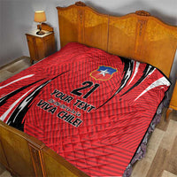 Chile Football Custom Quilt Chi Chi Chi Le Le Le Viva Chile