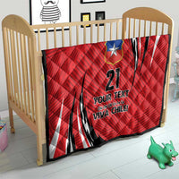 Chile Football Custom Quilt Chi Chi Chi Le Le Le Viva Chile
