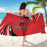 Chile Football Custom Sarong Chi Chi Chi Le Le Le Viva Chile