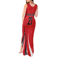 Chile Football Custom Tank Maxi Dress Chi Chi Chi Le Le Le Viva Chile