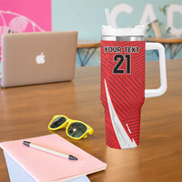 Chile Football Custom Tumbler With Handle Chi Chi Chi Le Le Le Viva Chile