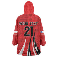 Chile Football Custom Wearable Blanket Hoodie Chi Chi Chi Le Le Le Viva Chile