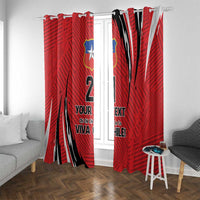 Chile Football Custom Window Curtain Chi Chi Chi Le Le Le Viva Chile