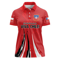Chile Football Custom Women Polo Shirt Chi Chi Chi Le Le Le Viva Chile