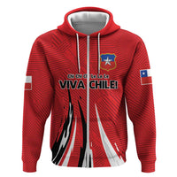 Chile Football Custom Zip Hoodie Chi Chi Chi Le Le Le Viva Chile