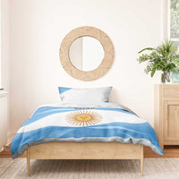 Argentina Flag Day Personalized Bedding Set Simple Sol de Mayo