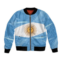 Argentina Flag Day Personalized Bomber Jacket Simple Sol de Mayo