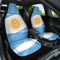 Argentina Flag Day Personalized Car Seat Cover Simple Sol de Mayo