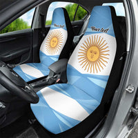 Argentina Flag Day Personalized Car Seat Cover Simple Sol de Mayo