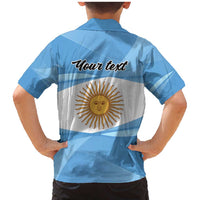 Argentina Flag Day Personalized Family Matching Mermaid Dress and Hawaiian Shirt Simple Sol de Mayo