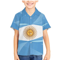 Argentina Flag Day Personalized Family Matching Mermaid Dress and Hawaiian Shirt Simple Sol de Mayo