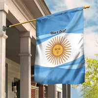 Argentina Flag Day Personalized Garden Flag Simple Sol de Mayo
