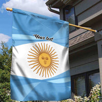 Argentina Flag Day Personalized Garden Flag Simple Sol de Mayo
