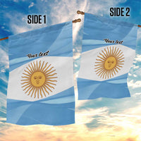 Argentina Flag Day Personalized Garden Flag Simple Sol de Mayo