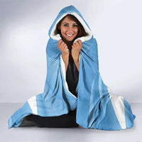Argentina Flag Day Personalized Hooded Blanket Simple Sol de Mayo
