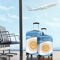 Argentina Flag Day Personalized Luggage Cover Simple Sol de Mayo