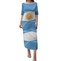 Argentina Flag Day Personalized Puletasi Simple Sol de Mayo