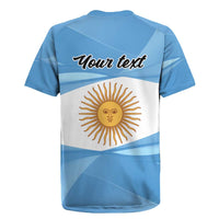 Argentina Flag Day Personalized Rugby Jersey Simple Sol de Mayo