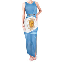 Argentina Flag Day Personalized Tank Maxi Dress Simple Sol de Mayo