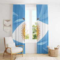 Argentina Flag Day Personalized Window Curtain Simple Sol de Mayo