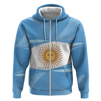 Argentina Flag Day Personalized Zip Hoodie Simple Sol de Mayo