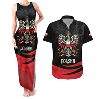 Poland National Flag Day Personalized Couples Matching Tank Maxi Dress and Hawaiian Shirt Polsk Eagle Proud to be Poland