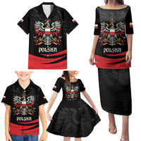Poland National Flag Day Personalized Family Matching Puletasi and Hawaiian Shirt Polsk Eagle Proud to be Poland