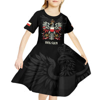 Poland National Flag Day Personalized Kid Short Sleeve Dress Polsk Eagle Proud to be Poland