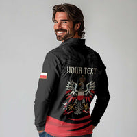 Poland National Flag Day Personalized Long Sleeve Polo Shirt Polsk Eagle Proud to be Poland